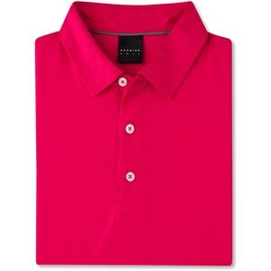 Dunning Golf PLAYER JERSEY PERFORMANCE POLO MRSP $85.00 Red EUC
